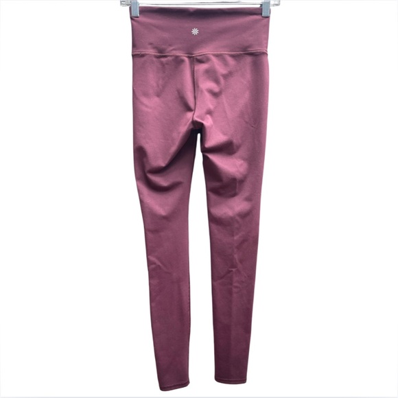 Athleta Dark Purple Full Length Leggings Sz XS - Picture 2 of 7